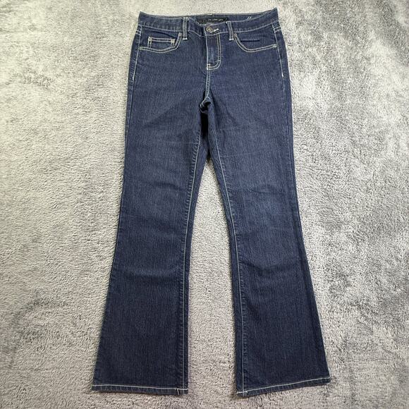 Calvin Klein Denim - Calvin Klein Jeans Womens Sz 4 Flare Dark Wash Denim Y2K Vintage Low Rise
